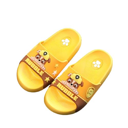 Chinelo Infantil Patrulha Canina Chinelo Infantil Patrulha Canina-cal-403 Villa Kids Amarelo | Rubble 23-24 