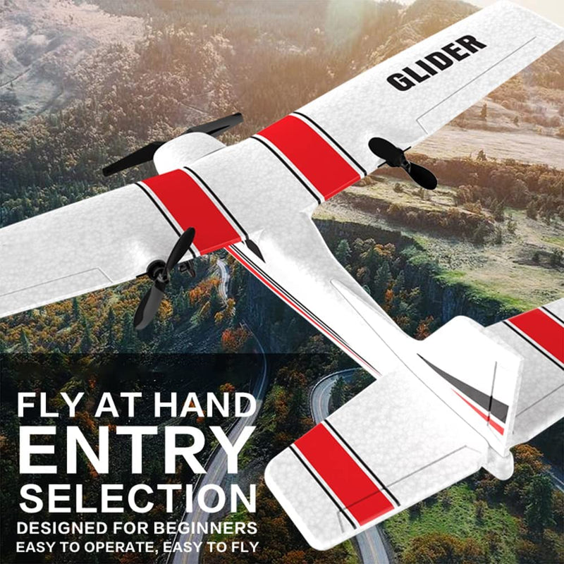 Z53 RC Plane, 2.4GHz Gyro, EPP Glider with 3 Batteries, for Kids & Adults