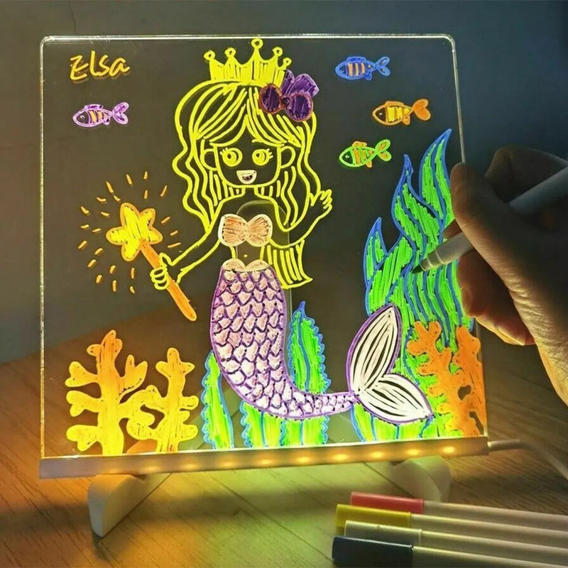 LED Drawing Board with Colors