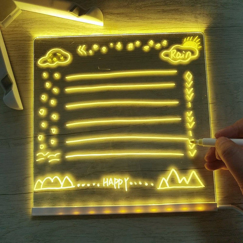 LED Drawing Board with Colors