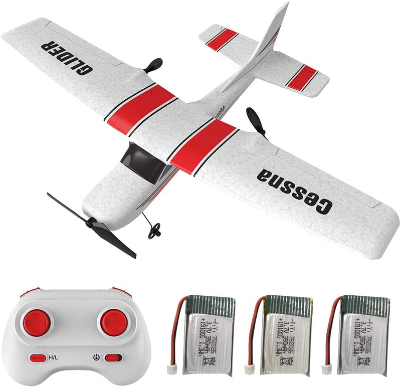 Z53 RC Plane, 2.4GHz Gyro, EPP Glider with 3 Batteries, for Kids & Adults