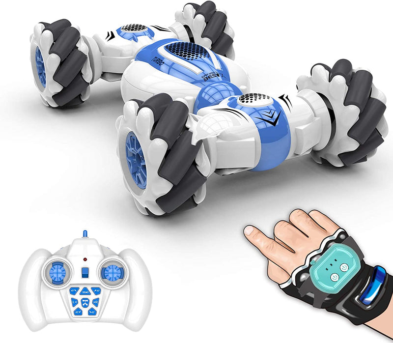 2.4GHz RC Stunt Car, 4WD Gesture Control, Deformable Toy for Kids