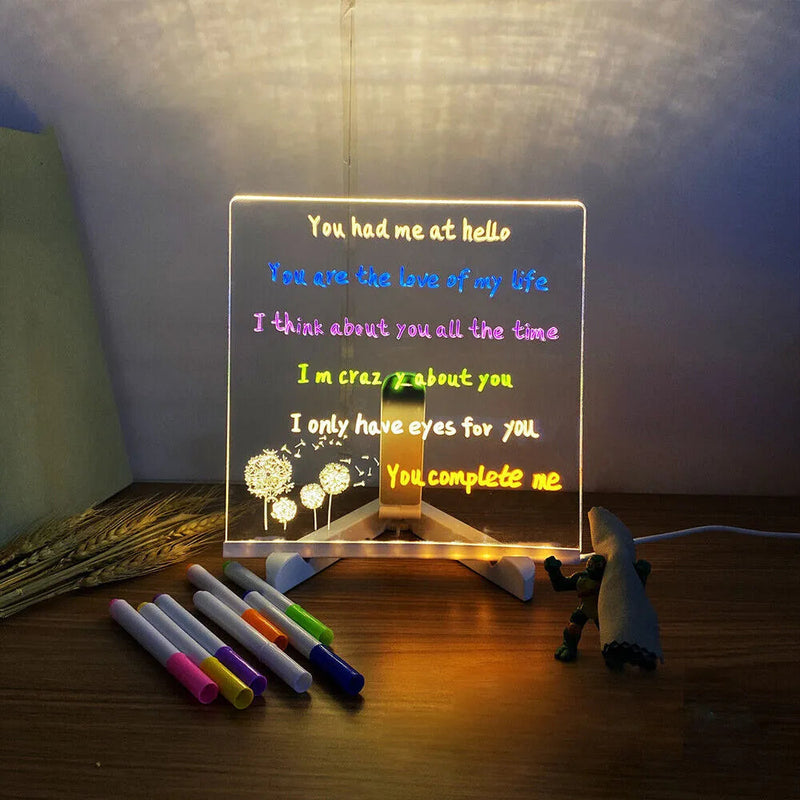 LED Drawing Board with Colors