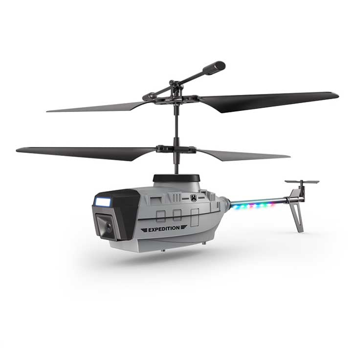 RC Helicopter Drone 4K Dual Camera, Obstacle Avoidance, Hover, LED Toys for Boys